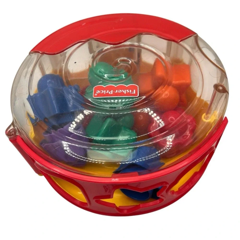 Fisher-Price Vintage Snail Pail Shape-sorter and Stacking Toy 2000 Learning